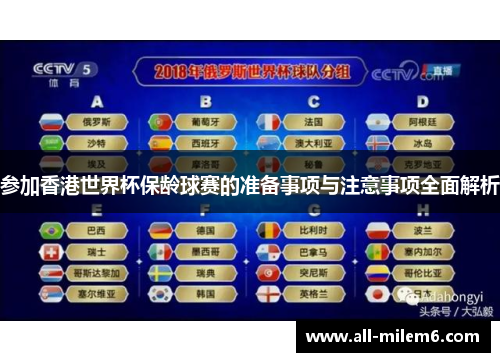 参加香港世界杯保龄球赛的准备事项与注意事项全面解析