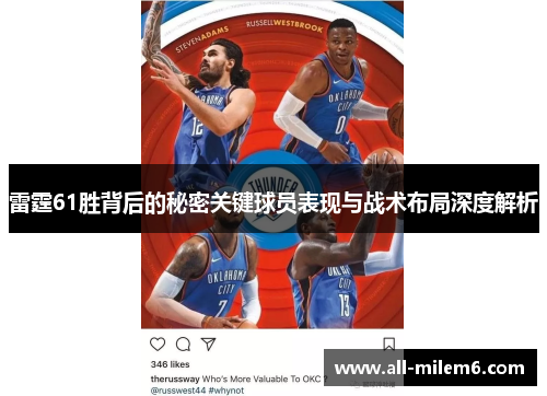 雷霆61胜背后的秘密关键球员表现与战术布局深度解析